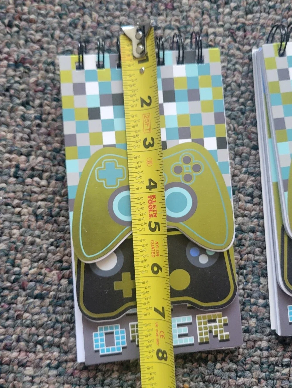 Video Game Controller Spiral Notebooks - Green & Aqua